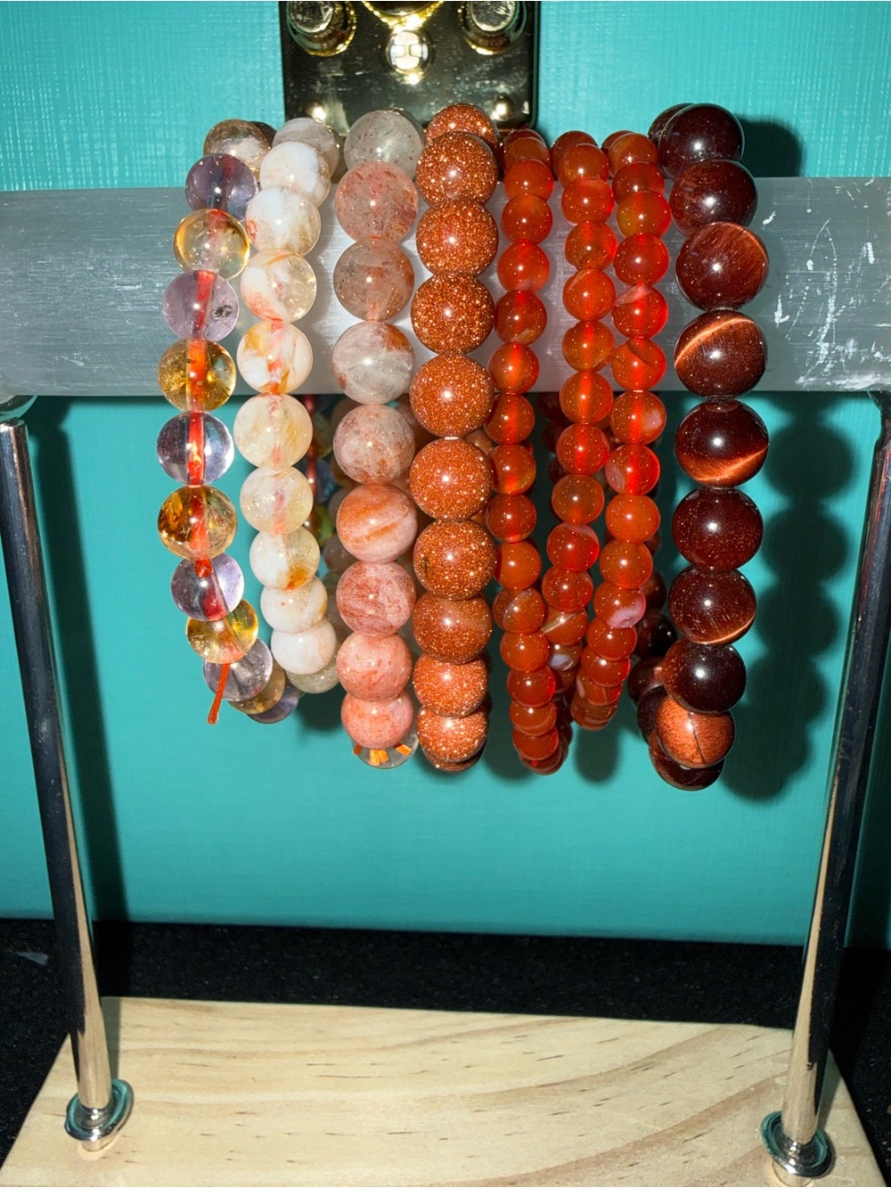 Variety red authentic crystal bead bracelets